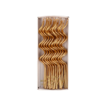 20 Velas Espirales Gold