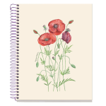 Papaver Rhoeda A5 Cuadriculado