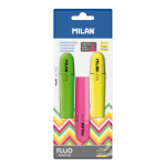 Blíster 3 marcadores fluorescentes