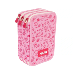 Plumier 3 pisos Flowicorns Rosa